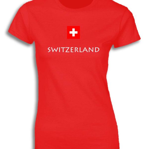 SWITZERLAND WITH FLAG FOR WOMEN