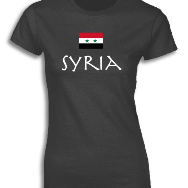SYRIA WITH FLAG FOR WOMEN