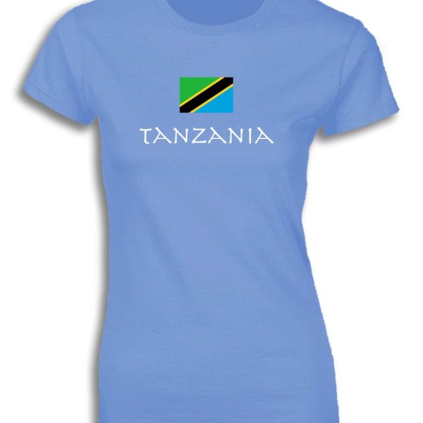 TANZANIA WITH FLAG FOR WOMEN