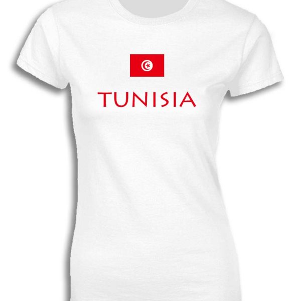 TUNISIA WITH FLAG FOR WOMEN