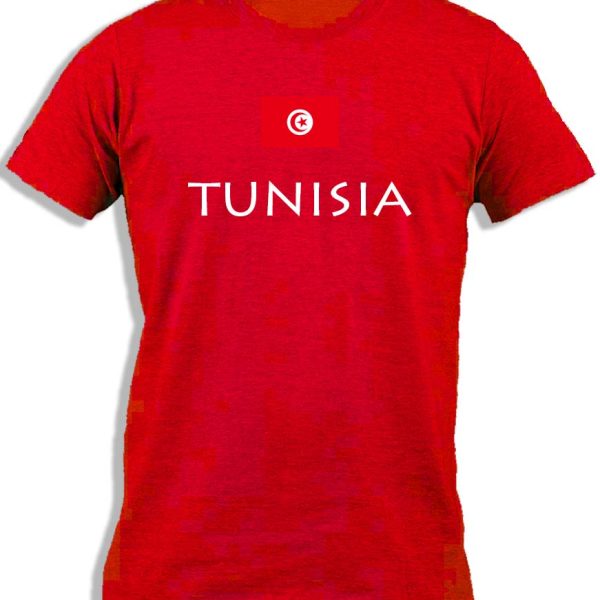 TUNISIA WITH FLAG