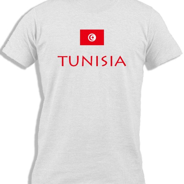 TUNISIA WITH FLAG FOR KIDS