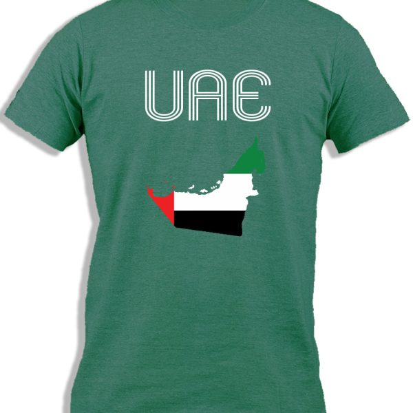 UAE MAP FLAG