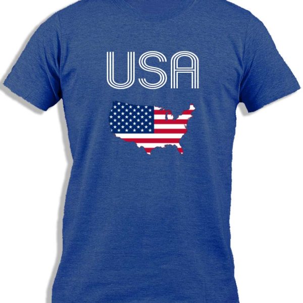 USA MAP FLAG