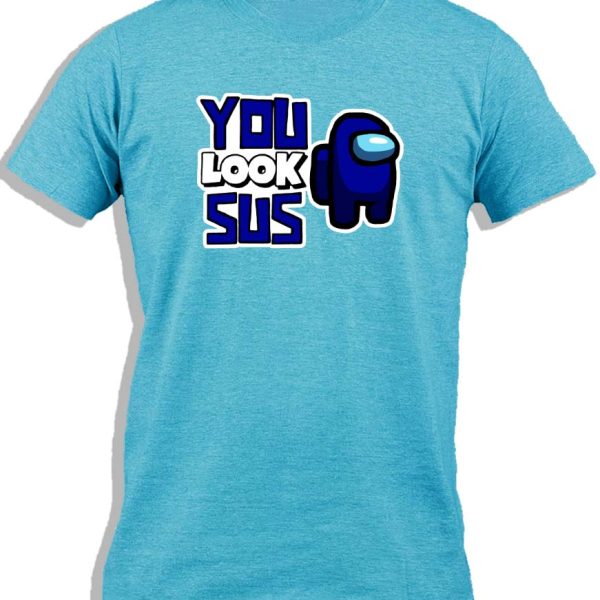 AMONG US YOU LOOK SUS BLUE FOR KIDS