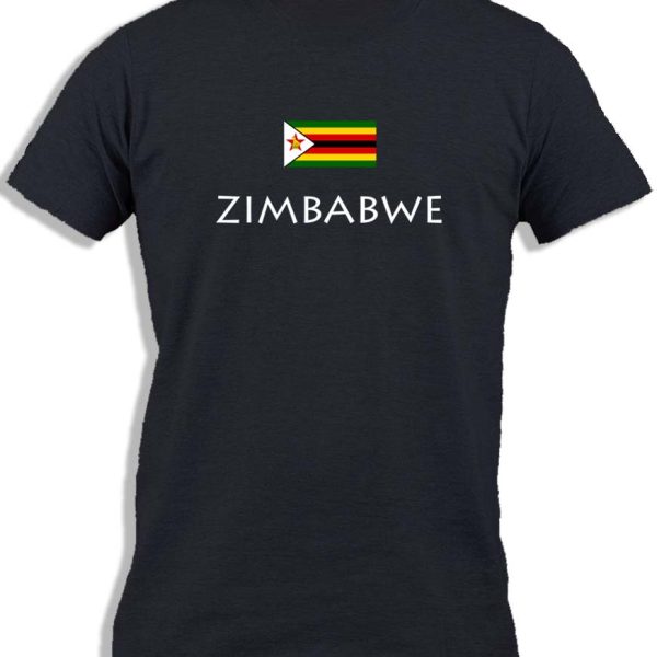 ZIMBABWE WITH FLAG FOR KIDS
